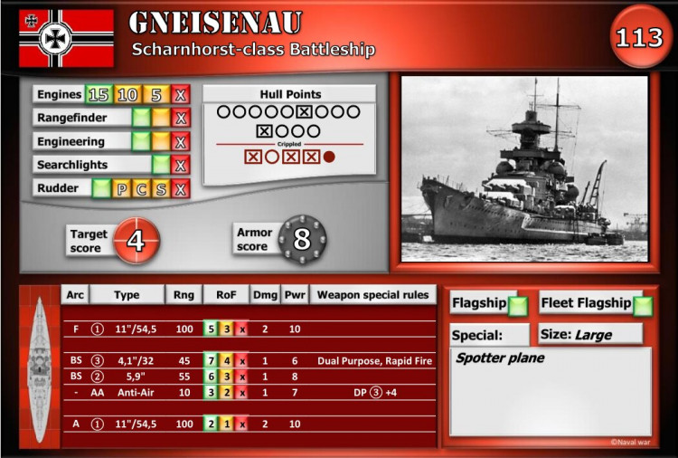 Scharnhorst-Class Battleship